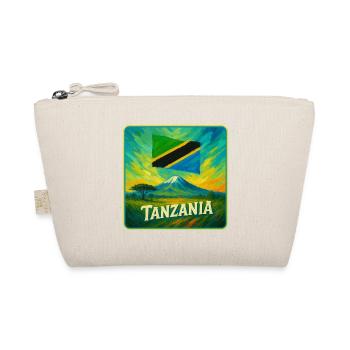 Tanzania Flag Design - Organic Pouch - nature - Front
