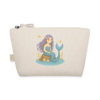 Nordic Fantasy - Purple Mermaid - Organic Pouch - nature - Front