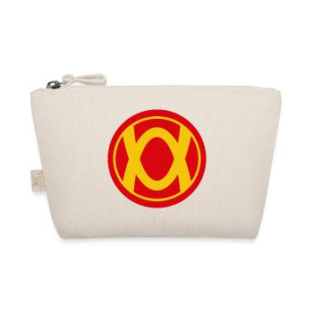 Retro Superhero Emblem Design - Organic Pouch - nature - Front