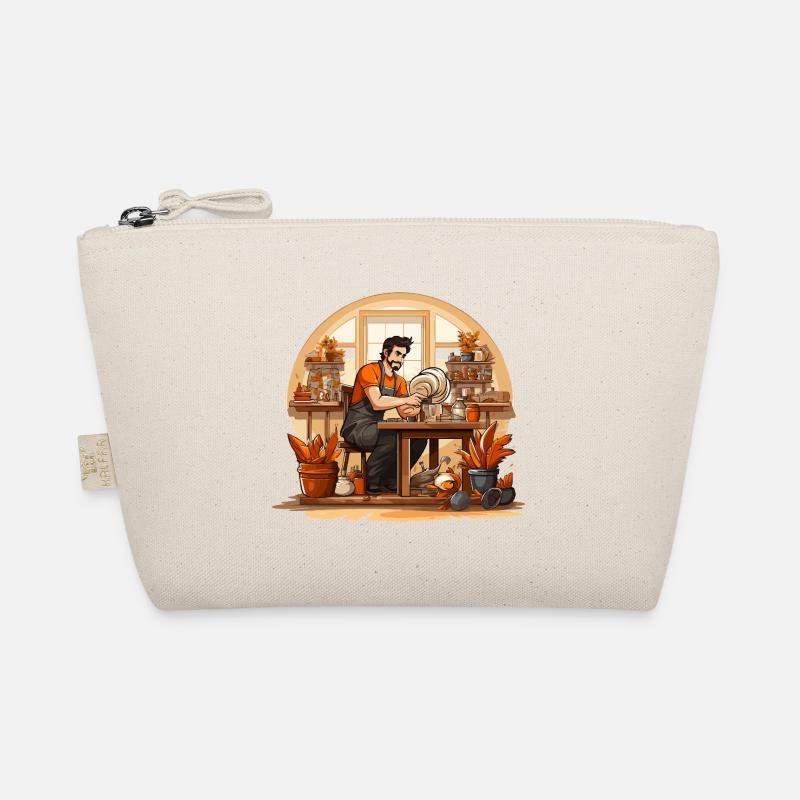 Clay Creations: Sculpture & Pottery Studio Organic Pouch