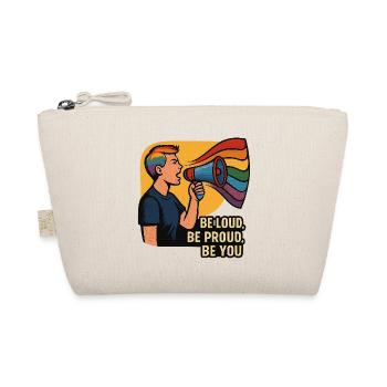 Illustration de mégaphone arc-en-ciel LGBTQ - Trousse biologique - nature - Devant
