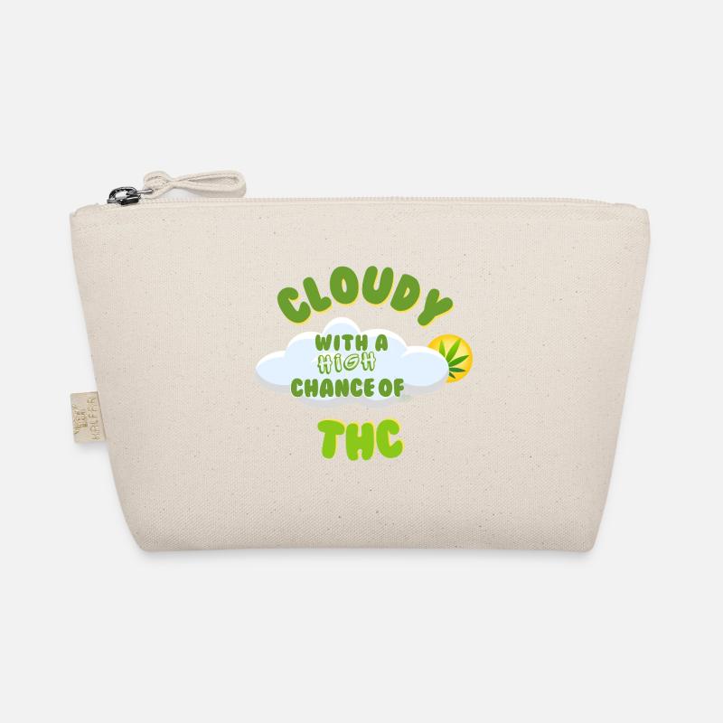 Cloudy THC Celebration Design Organic Pouch