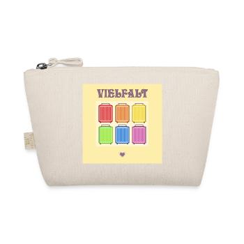 VIELFALT INKLUSION PRIDE KOFFER - Bio-Täschchen - Natur - Vorne
