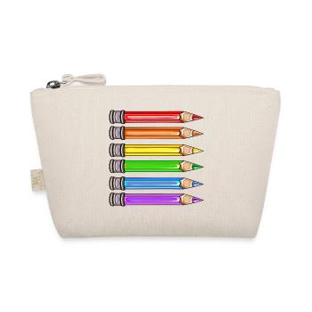 PRIDE REGENBOGEN FAHNE - Bio-Täschchen - Natur - Vorne