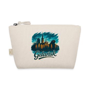 Gdańsk Silhouette maritime Gdańsk Pologne Cadeau - Trousse biologique - nature - Devant