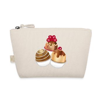 Trois chocolats fins comme motif pour les vrais connaisseurs - Trousse biologique - nature - Devant