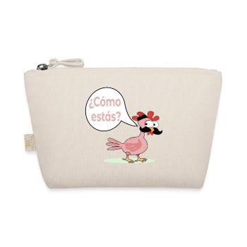 How are you - Chicken Chicken Mustache Hen - Organic Pouch - nature - Front