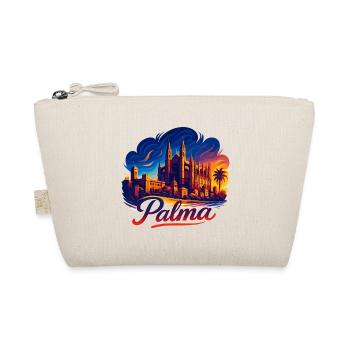 Palma Capital Mallorca Silhouette Gift - Organic Pouch - nature - Front