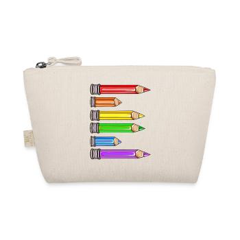 BUCHSTABE E NAMENSGESCHENKE VORNAME SCHULKIND - Bio-Täschchen - Natur - Vorne