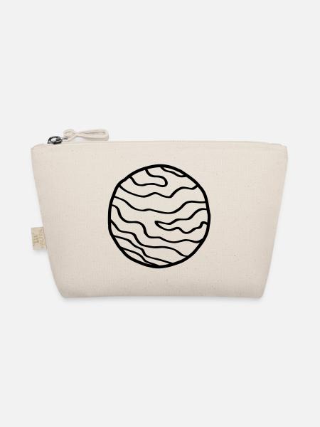 Planet Simple Space Doodle - Organic Pouch - nature - Front