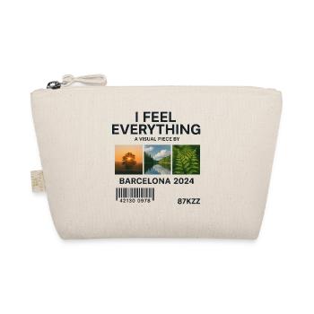I Feel Everything: Visual Piece Barcelona - Organic Pouch - nature - Front