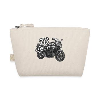 Moto 76 Forever White Black - Organic Pouch - nature - Front