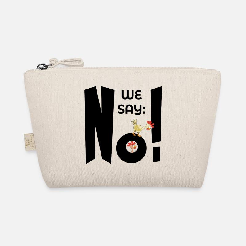 FUNNY PROTEST NO CHICKEN Organic Pouch