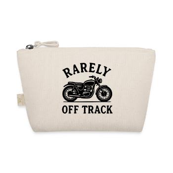rarely off track motorcycle - Organic Pouch - nature - Front