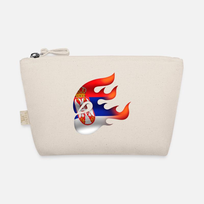 Drapeau de la Serbie - Serbe - Ninja Trousse biologique