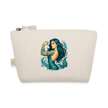 Sirène forte Sirène Sirène Verseau Cadeau - Trousse biologique - nature - Devant