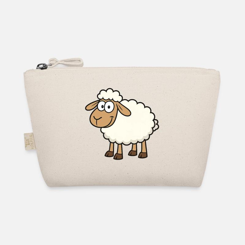 Cute Sheep Design for Kids - Organic Pouch - nature