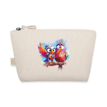 Beach robot birds, light, joy, colors - Organic Pouch - nature - Front