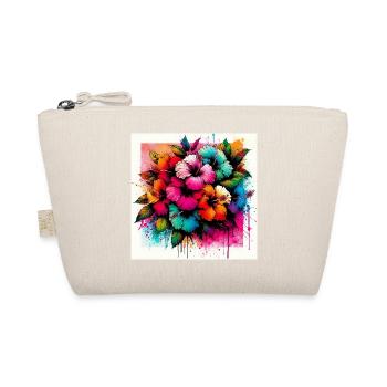 Hibiscus Flowers - Organic Pouch - nature - Front