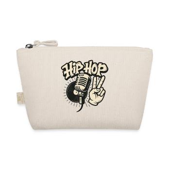 Hip Hop Mikrofon Premium Design - Bio-Täschchen - Natur - Vorne