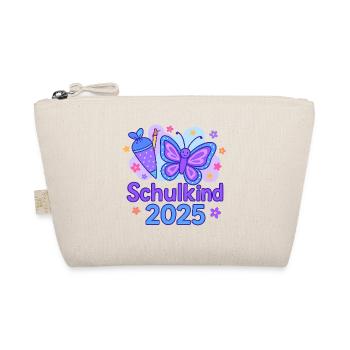Schulanfang 2025 „Schmetterling“ - Bio-Täschchen - Natur - Vorne