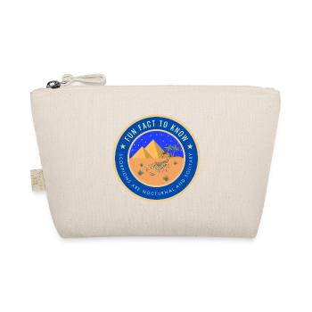 Desert Night Scorpion Fact - Organic Pouch - nature - Front