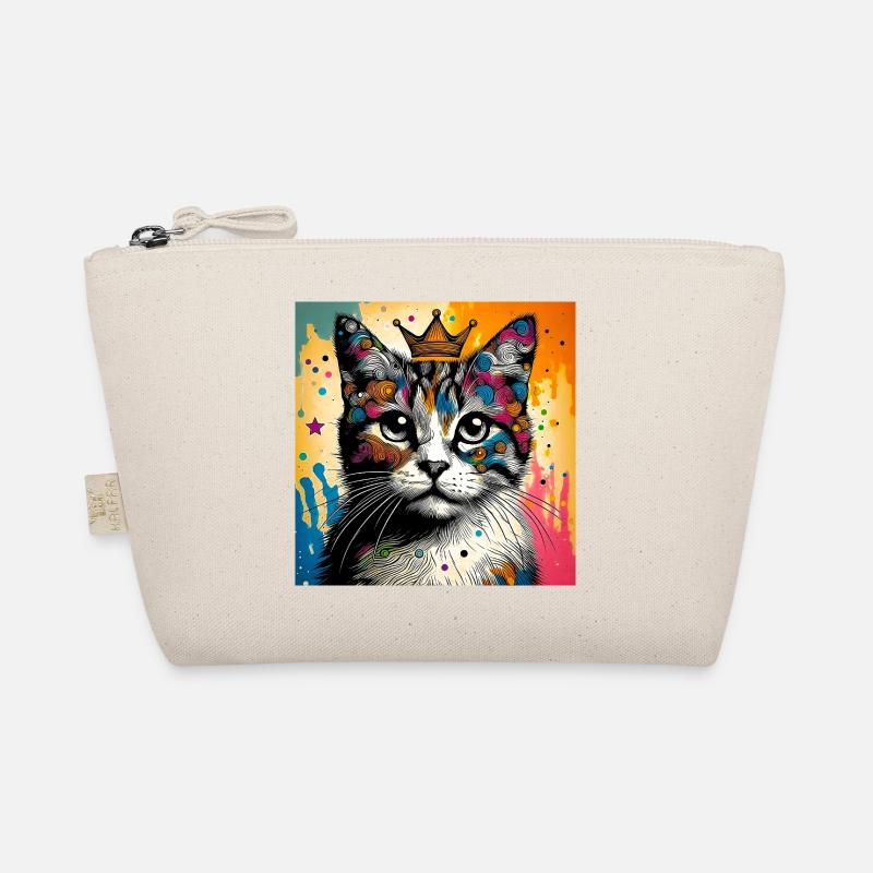 Katze - Bio-Täschchen - Natur