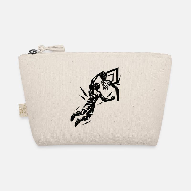 Basketball Slam Dunk Throw Player Dunking Gift Organic Pouch