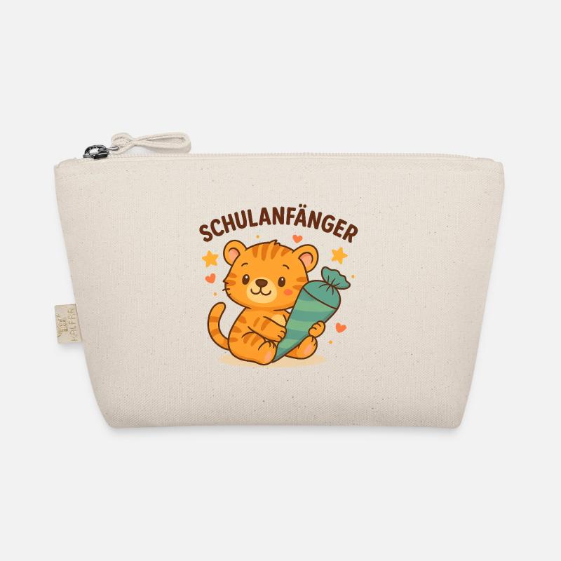 School Beginners Motif Organic Pouch