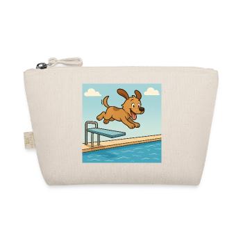 Chien joueur sautant dans l’eau - Trousse biologique - nature - Devant