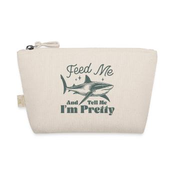 Shark Protection Design with Marine Motif - Organic Pouch - nature - Front