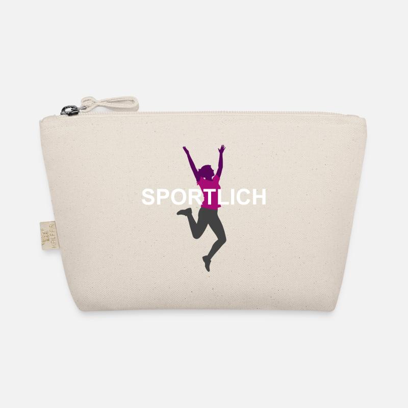 Sportlich Dynamische Sportliche Silhouette - Bio-Täschchen - Natur