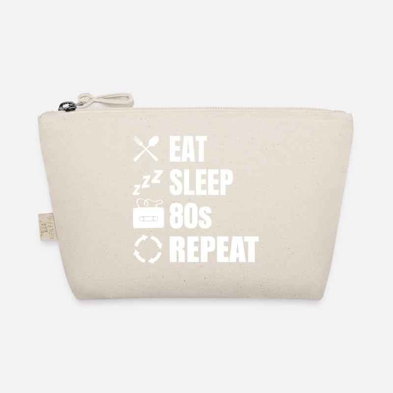 Eat Sleep 80s Repeat Organic Pouch