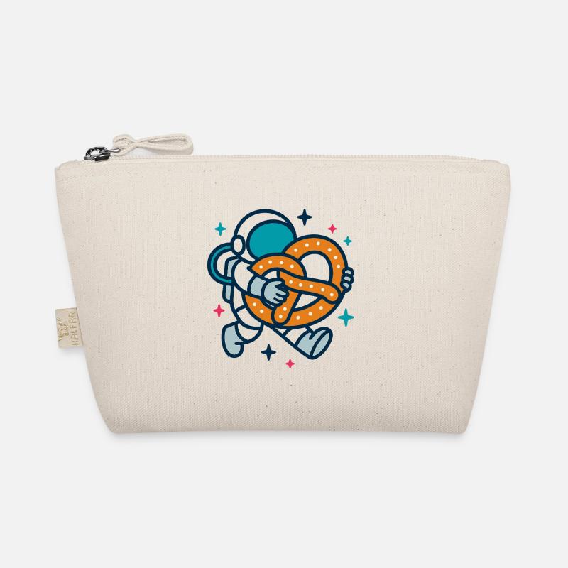 Astronaut mit Brezel Bio-Täschchen