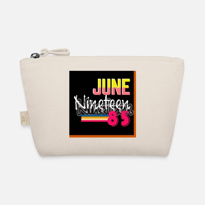 June Nineteen 85 Retro Neon Design Organic Pouch