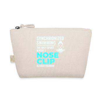 Synchronized Swimming Nose Clip Fashion - Organic Pouch - nature - Front
