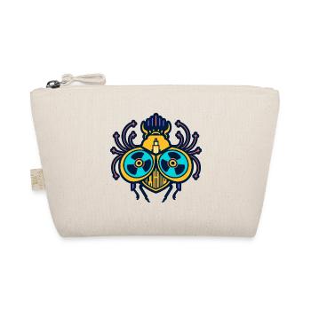 Neon Scarab - Organic Pouch - nature - Front