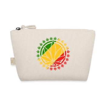 Motif de feuille de cannabis inspiré de Rasta - Trousse biologique - nature - Devant