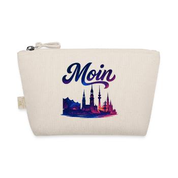 Hamburg Moin City Silhouette Galactic Gift - Organic Pouch - nature - Front