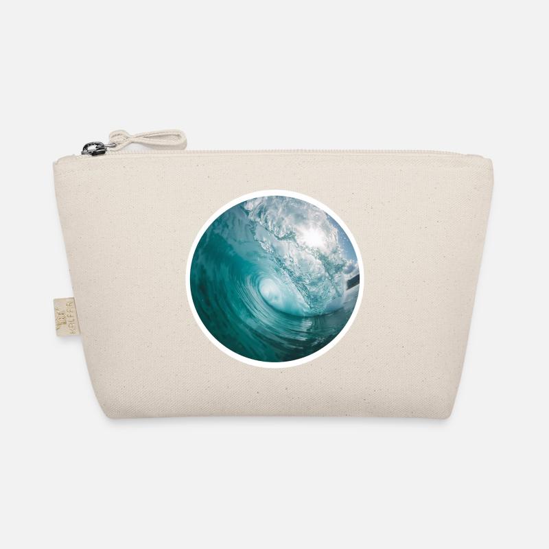 Wave Motion Sea Art Organic Pouch