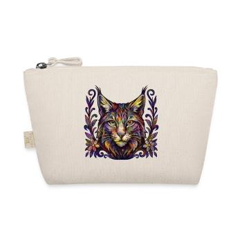 Colorful Lynx Power – Magic of the Wild - Organic Pouch - nature - Front