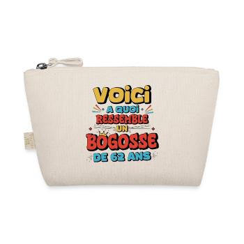Senior Humor Surprise Birthday - Organic Pouch - nature - Front