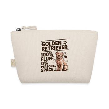Golden Retriever 100% Fluff Design de chien drôle - Trousse biologique - nature - Devant