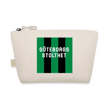 Gothenburg Pride Text Design - Organic Pouch - nature - Front
