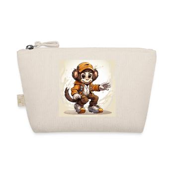 T-shirt de skateboard singe - Trousse biologique - nature - Devant