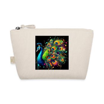 peacock - Organic Pouch - nature - Front