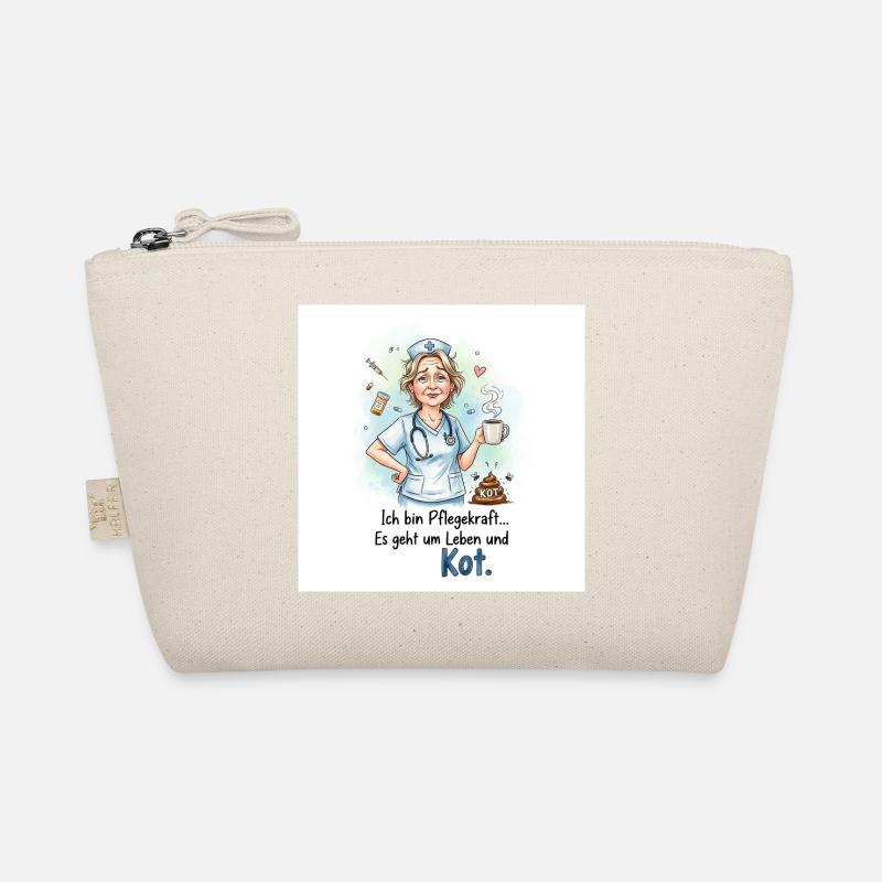 Caregiver Humorous Design with Coffee Organic Pouch