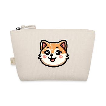 Charmant Shiba Inu Cat Design - Trousse biologique - nature - Devant