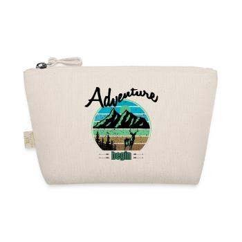 Mountains and deer wilderness - Organic Pouch - nature - Front