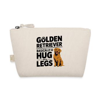 Golden Retriever Hug With Legs - Organic Pouch - nature - Front